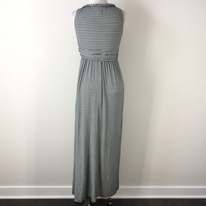 Anthropologie Dresses - Max Studio XS Navy Blue White Stripe Maxi Dress Anthropologie Dresses - Max Studio XS Navy Blue White Stripe Maxi Dress